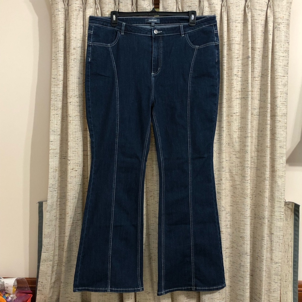 ModCloth The Bianca High Rise Flared Jeans